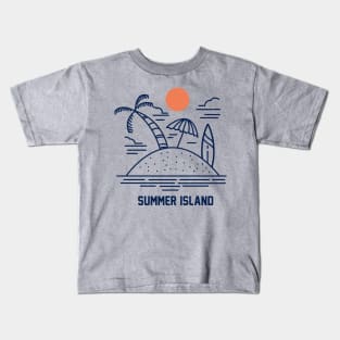 summer island Kids T-Shirt